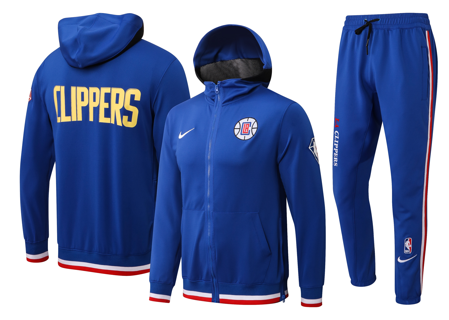 Men Los Angeles Clippers blue 2024 NBA Nike Training suit